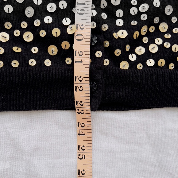 Beaded Cardigan Sweater with Sequins by A. Giannetti Size 1X Artsy - Picture 10 of 10